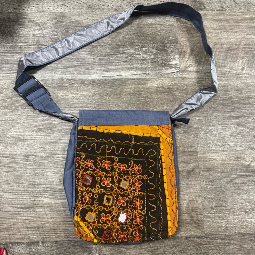 Crossbody Bag 100% Cotton Made in Nepal